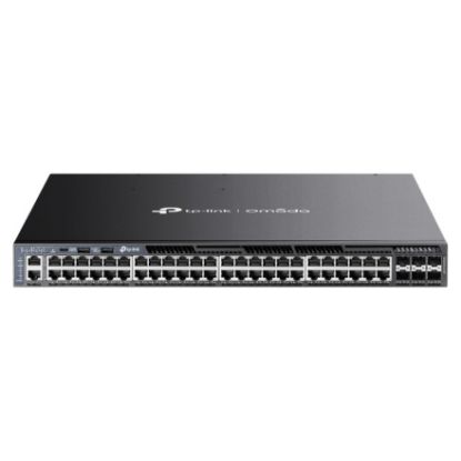Imagem de Switch de Rede TP-Link Omada 48 Portas Gigabit PoE+/6x SFP+ - SG6654XHP