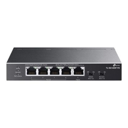 Imagem de Switch de Rede TP-Link 5 Portas 4x PoE+ /1x PoE++ TL-SG1005P-PD