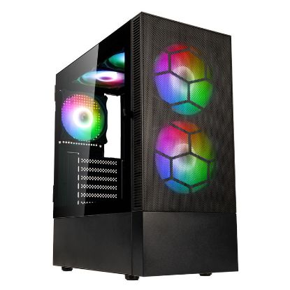 Imagem de Caixa Kolink Observatory MX Mesh ARGB Preta (ATX) (Vidro Temperado)