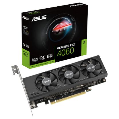 Imagem de Placa Gráfica Asus GeForce RTX 4060 LP BRK OC 8GB DLSS3
