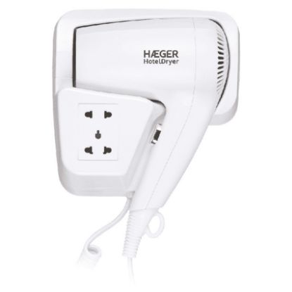 Imagem de Secador de Cabelo Haeger Hotel Dryer 1200W Branco