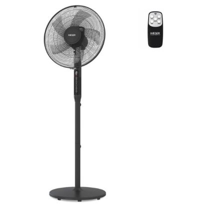 Imagem de Ventoinha de Pé Haeger Premium Black 45W Preta