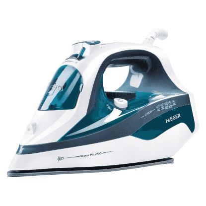 Imagem de Ferro de Engomar a Vapor Haeger Vapour Pro 2700W Branco/Azul