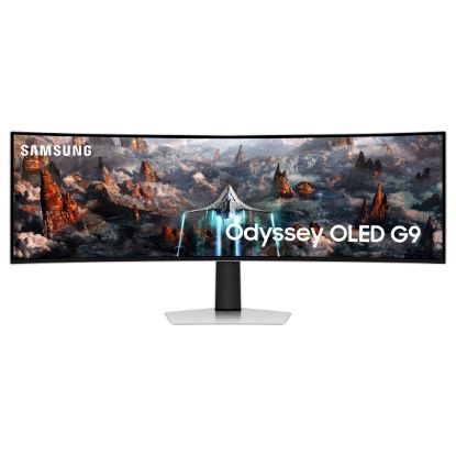 Imagem de Monitor Samsung 49" Odyssey G9 G93SC OLED Dual QHD 32:9 Curvo 240Hz FreeSync Premium HDR10 (0.03ms)