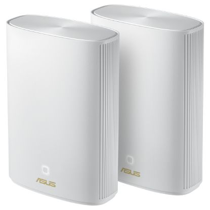 Imagem de Router Asus Wireless AX1800 Mesh ZenWiFi AX Hybrid Dual-Band Gigabit WiFi 6 Branco (Pack2)
