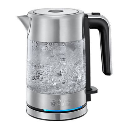 Imagem de Jarro Elétrico Russell Hobbs Compact Home Glass 800ml - 2200W Inox