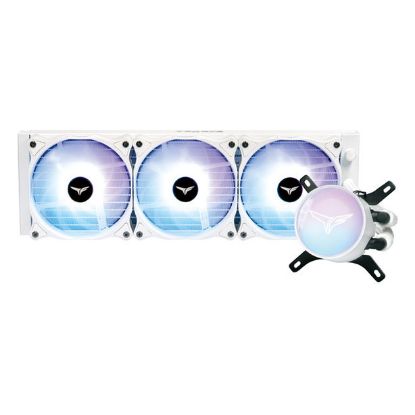 Imagem de Cooler CPU TeamGroup T-Force Siren GD360E ARGB Liquid Branco