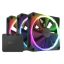 Imagem de Ventoinha 120mm NZXT F120 RGB Preta (Pack3) + Controlador