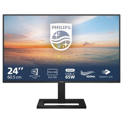 Imagem de Monitor Philips 23.8" 24E1N1300AE IPS FHD 16:9 100Hz (1ms) c/ Colunas