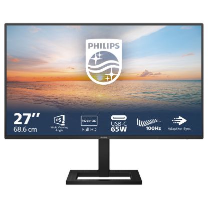 Imagem de Monitor Philips 27" 27E1N1300AE IPS FHD 16:9 100Hz (1ms) c/ Colunas