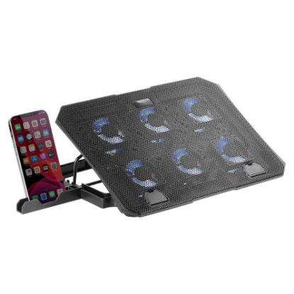 Imagem de Base Refrigeração Mars Gaming MNBC23 16" LED Azul + 2x USB + Stand Branco