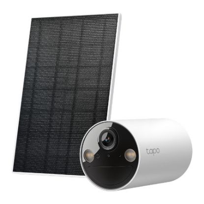 Imagem de Câmara de Vigilância Exterior TP-Link Tapo TC82 KIT Security 2K WiFi c/ Painel Solar Tapo A201