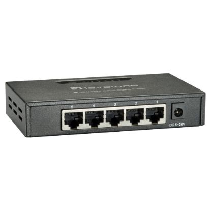 Imagem de Switch de Rede Level One 5 Portas Gigabit - GEU-0523