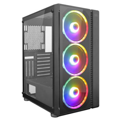 Imagem de Caixa 1Life Lumy ARGB Preta (E-ATX) (Vidro Temperado)