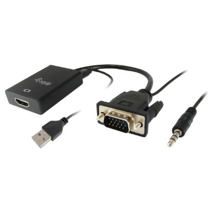 Imagem de Cabo Adaptador VGA p/ HDMI M/F Equip