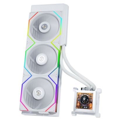 Imagem de Cooler CPU Lian Li HydroShift LCD 360TL ARGB Branco