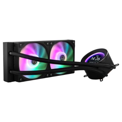 Imagem de Cooler CPU NOX Hummer X-240 LCD RGB Preto