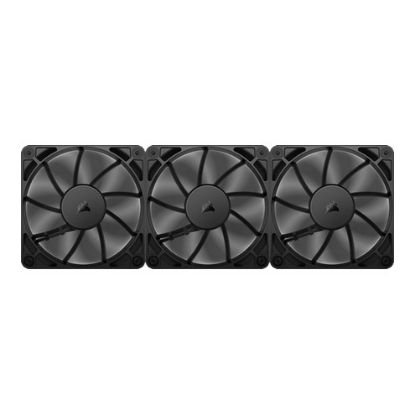Imagem de Ventoinha 120mm Corsair RS120 PWM Preta (Pack3)