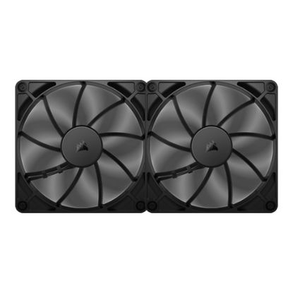 Imagem de Ventoinha 140mm Corsair RS140 PWM Preta (Pack2)