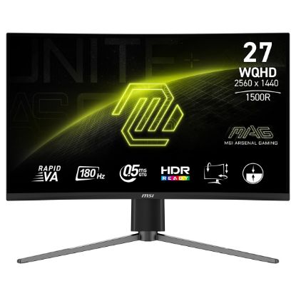 Imagem de Monitor MSI 27" MAG 27CQ6PF VA WQHD 16:9 Curvo 180Hz FreeSync Premium (0.5ms)