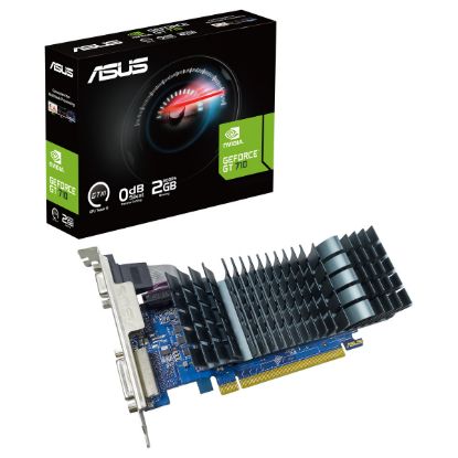 Imagem de Placa Gráfica Asus GeForce GT 710 SL 2GB EVO LP BRK GDDR5