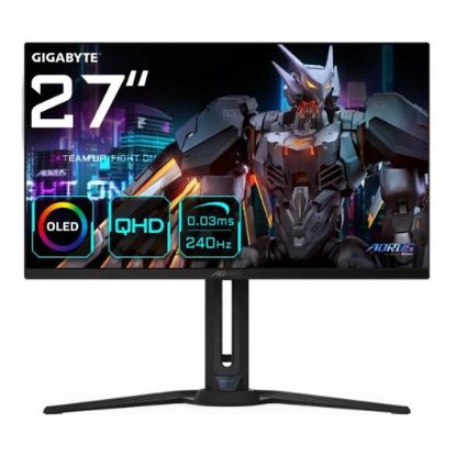 Imagem de Monitor Gigabyte 27" AORUS FO27Q2 OLED QHD 16:9 240Hz FreeSync HDR400 (0.03ms)