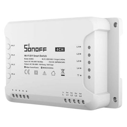 Imagem de Switch Inteligente WiFi Sonoff 4CHR3