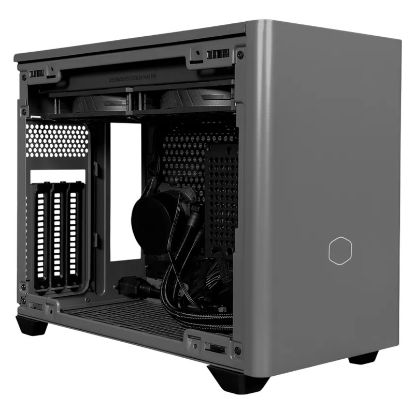 Imagem de Caixa Cooler Master MasterBox NR200P MAX Preta/Cinza (Mini-ITX) (Vidro Temperado)