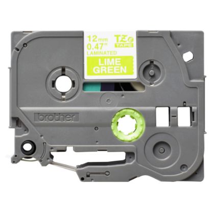 Imagem de Fita Brother Laminada TZE-MQG35 Branco/Verde