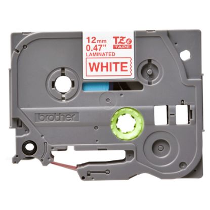 Imagem de Fita Brother Laminada TZE-232 Vermelho/Branco