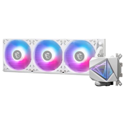 Imagem de Cooler CPU MSI MAG CoreLiquid I360 ARGB Branco