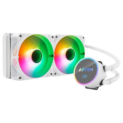 Imagem de Cooler CPU Abysm Arctic 240 ARGB Liquid Branco