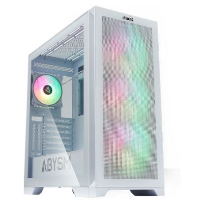 Imagem de Caixa Abysm Danube Mura BX300 ARGB Branca (E-ATX) (Vidro Temperado)