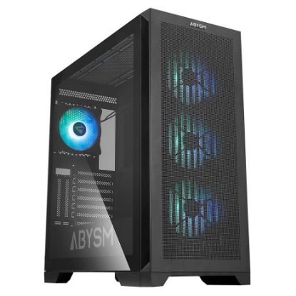 Imagem de Caixa Abysm Danube Mura BX300 ARGB Preta (E-ATX) (Vidro Temperado)