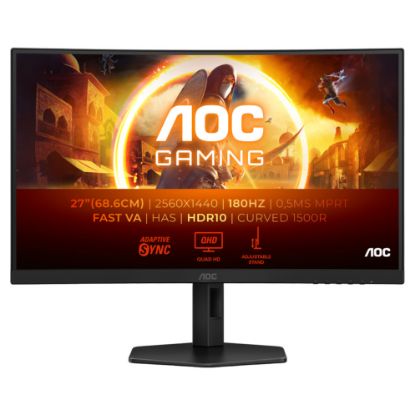 Imagem de Monitor AOC Gaming 27" CQ27G4X VA QHD 16:9 Curvo 180Hz (0.5ms)