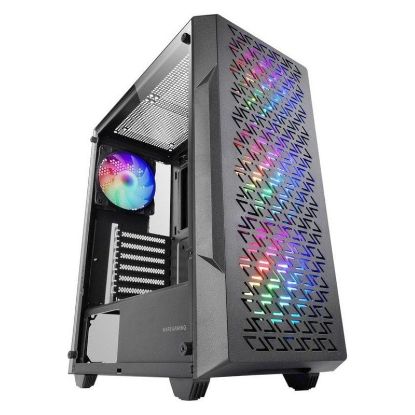 Imagem de Caixa Mars Gaming MC-GEO FRGB Preta (ATX) (Vidro Temperado)