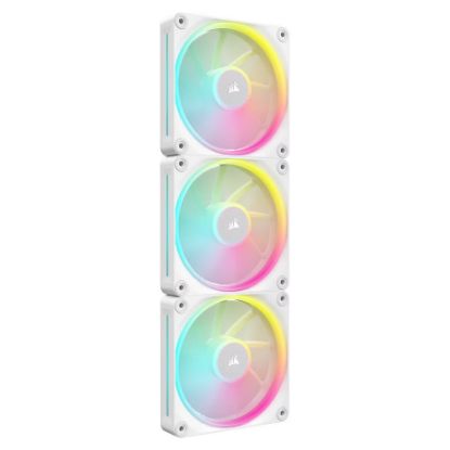 Imagem de Ventoinha 120mm Corsair iCUE Link LX120 RGB PWM Branca (Pack3)