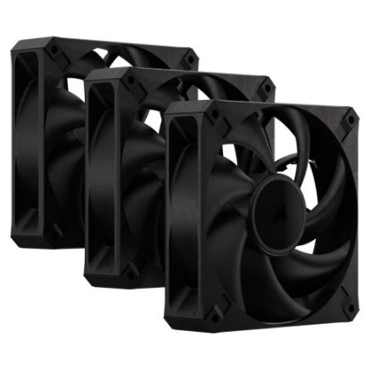 Imagem de Ventoinha 120mm Corsair RS120 MAX PWM Preta (Pack3)