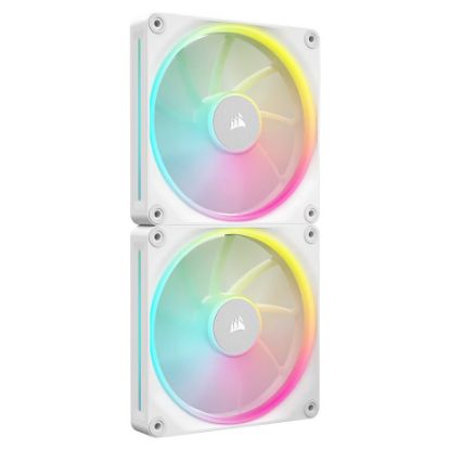 Imagem de Ventoinha 140mm Corsair iCUE Link LX140 RGB PWM Branca (Pack2)