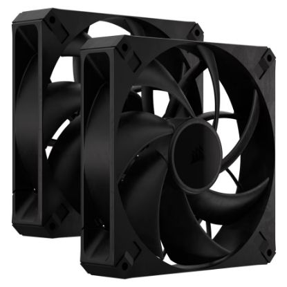 Imagem de Ventoinha 140mm Corsair RS140 MAX PWM Preta (Pack2)