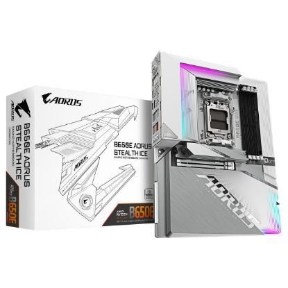 Imagem de Motherboard Gigabyte SktAM5 - B650E-A AORUS STEALTH ICE DDR5