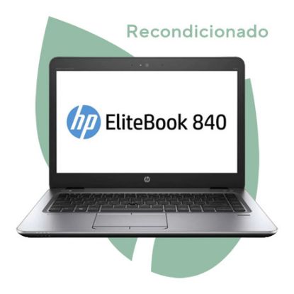 Imagem de Portátil Recondicionado HP EliteBook 840 G3 14" i5 8GB SSD 240GB HD Graphics 520 W10 Pro Cinza Es...
