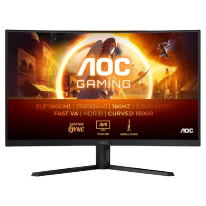 Imagem de Monitor AGON (By AOC) 31.5" CQ32G4VE VA QHD 16:9 Curvo 180Hz HDR10 (0.5ms)