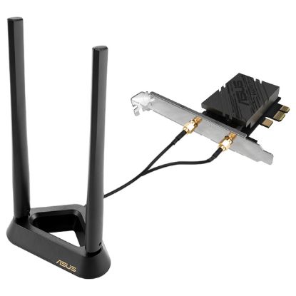 Imagem de Placa de Rede PCI-E Asus Wireless BE9400 PCE-BE92BT Tri-Band WiFi 7 + BT 5.4