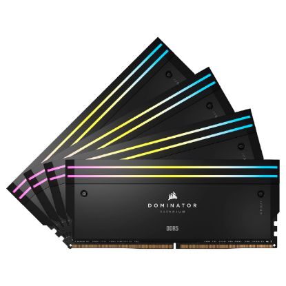 Imagem de Dimm DDR5 Pack 4x 16GB (64GB) Corsair CL36 6000Mhz Dominator Titanium RGB Preta