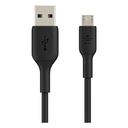 Imagem de Cabo USB2.0 p/ MicroUSB Belkin Preto - 1Mtr