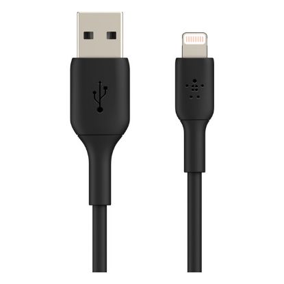 Imagem de Cabo USB2.0 p/ Lightning Belkin Preto - 1Mtr