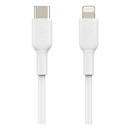 Imagem de Cabo USB2.0 Type-C p/ Lightning Belkin Branco - 1Mtr