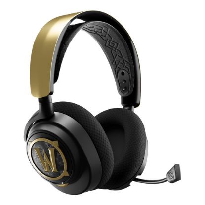 Imagem de Headset Steelseries Arctis Nova 7 WOW Edition Preto / Dourado