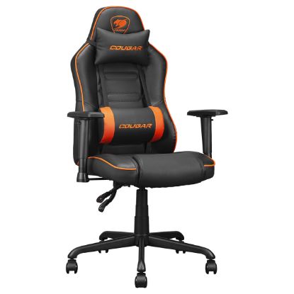 Imagem de Cadeira Gaming Cougar Fusion S Preta/Laranja